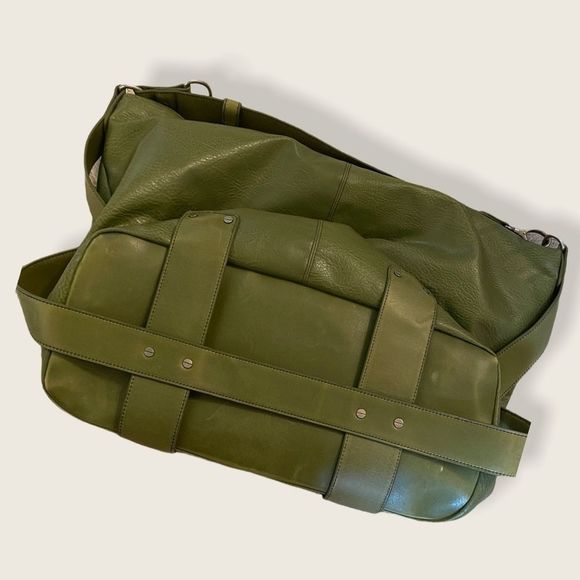 Olive Green Samsara Vegan Leather Bag - Picture 2 of 9